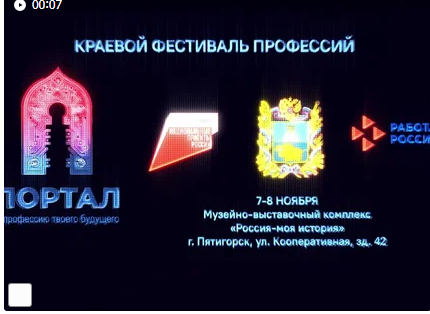 Краевой фестиваль профессий.